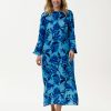 Oneseaon Long Genie Dress Milos Viscose Blue