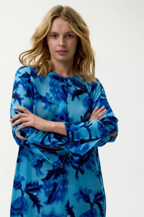 Oneseaon Long Genie Dress Milos Viscose Blue