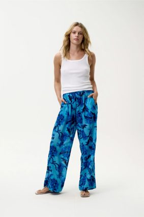 Oneseason Isla Pant Milos Sushi Voile Blue