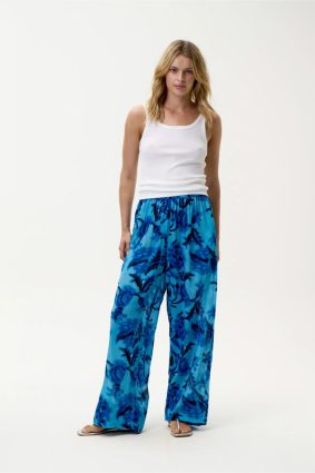 Oneseason Isla Pant Milos Sushi Voile Blue