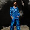 Oneseason Isla Pant Milos Sushi Voile Blue