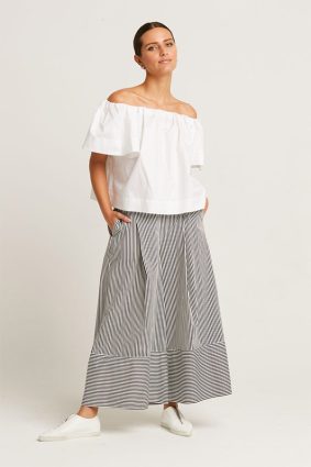 Planet Gaucho Pant Bold Stripe