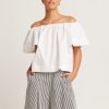 Planet Peasant Top White