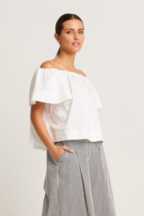 Planet Peasant Top White