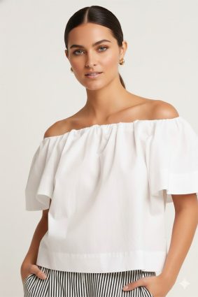 Planet Peasant Top White
