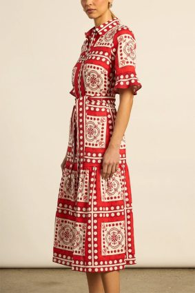 Zoe Kratzmann Oasis Dress Poppy Scarf