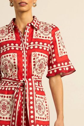 Zoe Kratzmann Oasis Dress Poppy Scarf