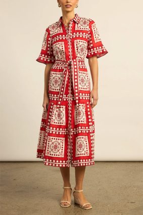 Zoe Kratzmann Oasis Dress Poppy Scarf