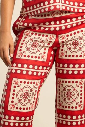 Zoe Kratzmann Tide Pant Poppy Scarf