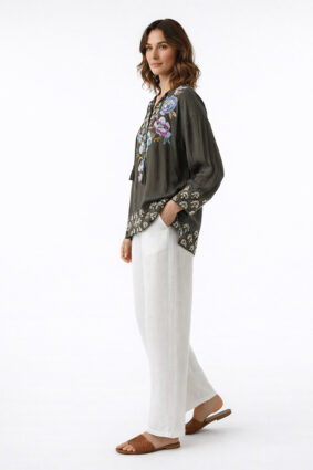 Johnny Was Margot Blouse Carmin