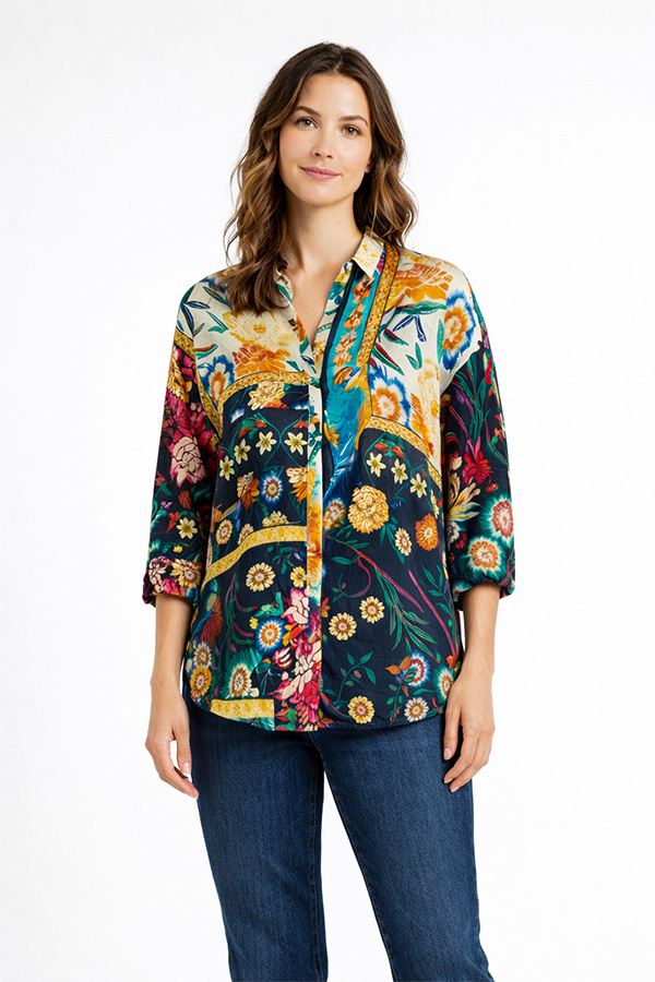 Johnny Was The Oversized Audrey Shirt Eirene