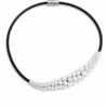 Jolly Venezia Offcenter Small Bead Necklace White
