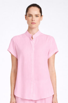 Mela Purdie Soft Stand Shirt Rosebud