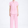 Mela Purdie Soft Stand Shirt Rosebud