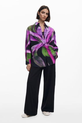 Desigual Shirt Fuchsia Purple