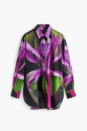 Desigual Shirt Fuchsia Purple