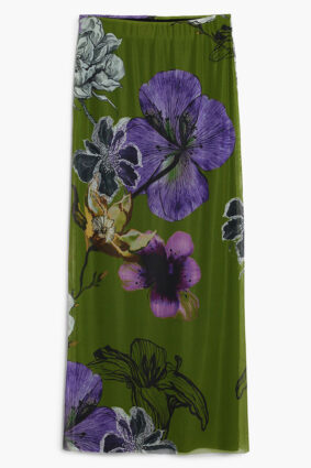 Desigual Skirt Verde Aceituna