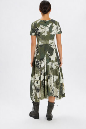 High Tech Mesmerize Dress Khaki Print