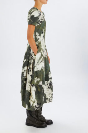 High Tech Mesmerize Dress Khaki Print