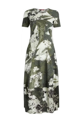 High Tech Mesmerize Dress Khaki Print