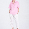 Mela Purdie Half Zip Shirt Rosebud