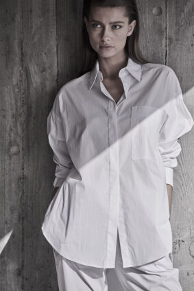 Mela Purdie Saville Shirt White