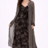 Sanctamuerte Coat Dress Bengal Brown