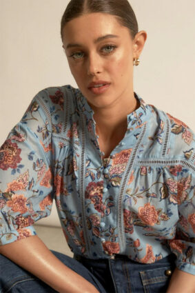 Zoe Kratzmann Daydream Top Twilight Bloom