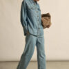 Zoe Kraztmann Crest Top Light Washed Denim