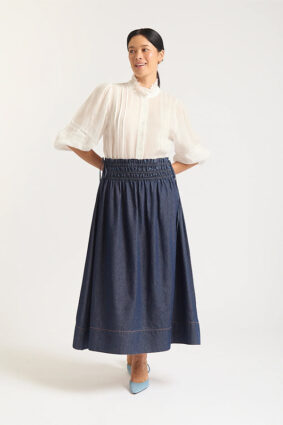 Alessandra Sylvie Skirt Indigo