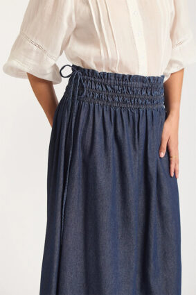 Alessandra Sylvie Skirt Indigo