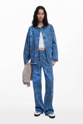 Desigual Coat Azul Palo