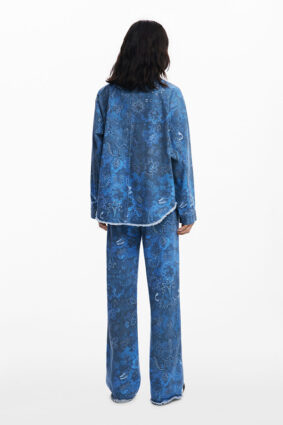 Desigual Coat Azul Palo