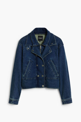 Desigual Coat Denim Medium Wash