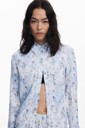 Desigual Shirt Azul Nube