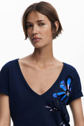 Desigual T-Shirt Marino