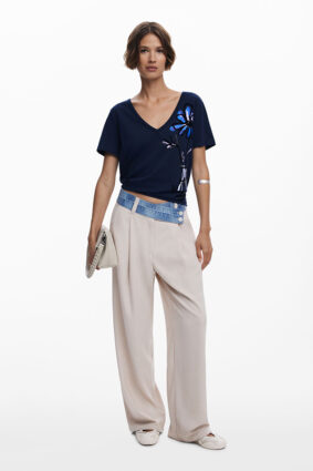 Desigual T-Shirt Marino