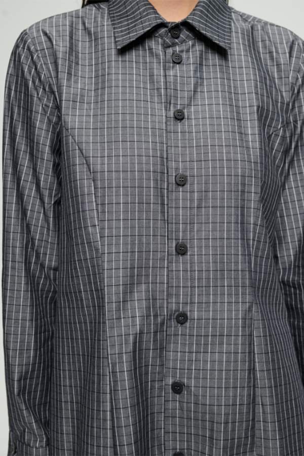 La Vaca Loca Camino Shirt Grey Check