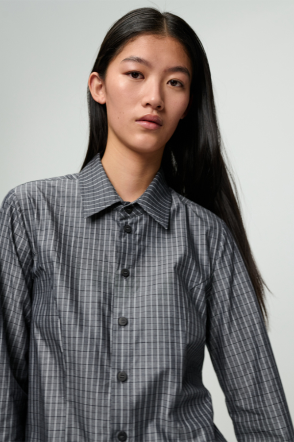 La Vaca Loca Camino Shirt Grey Check