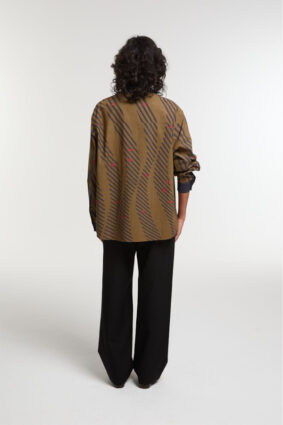 Ma Poesie Moon Shirt Khaki Rosalie