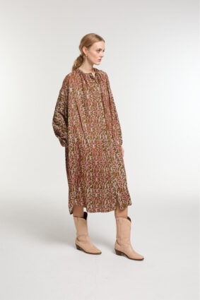 Ma Poesie Origine Dress Pink Khaki Paradis