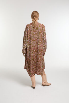 Ma Poesie Origine Dress Pink Khaki Paradis