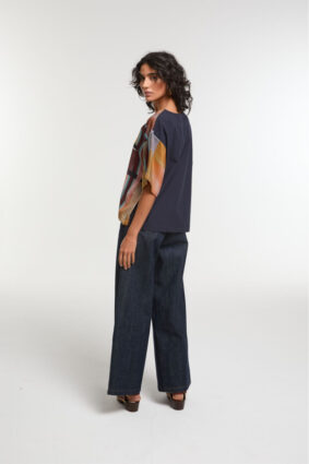 Ma Poesie Prisme Top Night Blue Livia