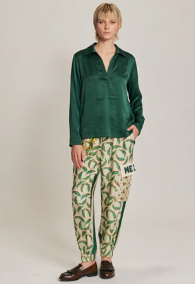 Me369 Celeste Solid Polo Shirt Green