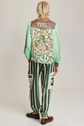 Me369 Gianna Cargo Pants Sporty Jade