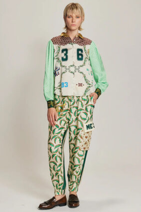 Me369 Gianna Cargo Pants Sporty Jade