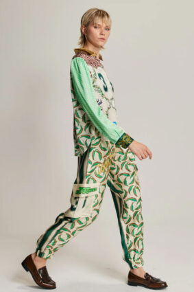 Me369 Gianna Cargo Pants Sporty Jade