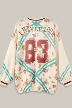 Me369 Liv Long Printed Cardigan Sporty Jade