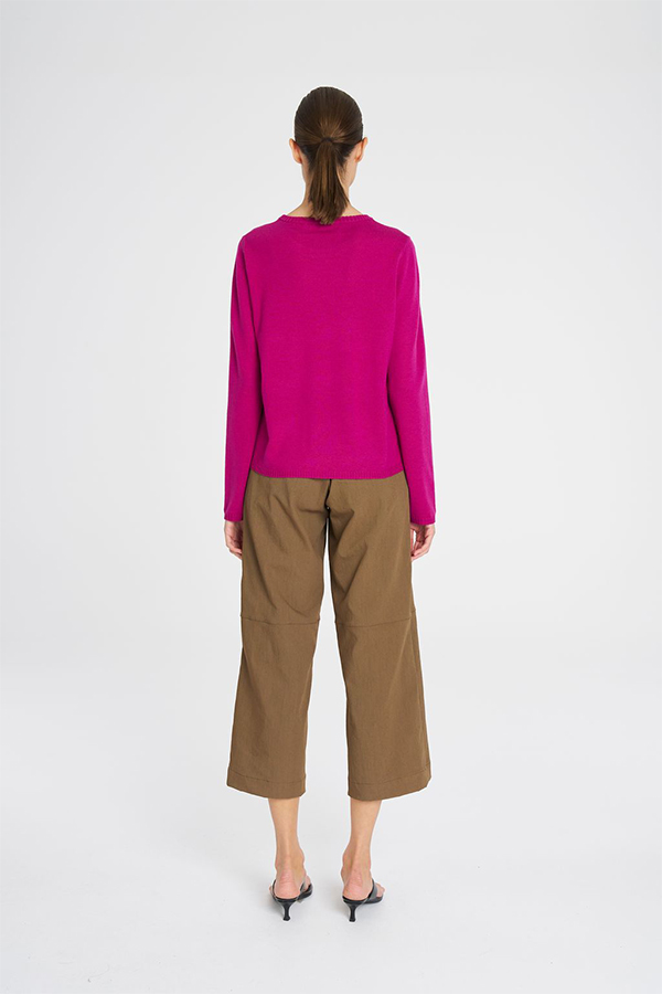 Mela Purdie Crew Sweater Berry