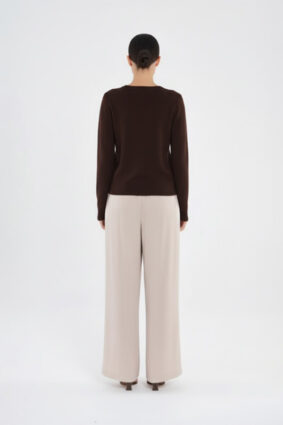 Mela Purdie Crew Sweater Fudge